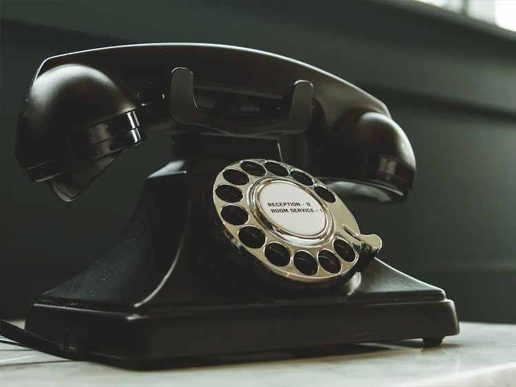 Oud type telefoon